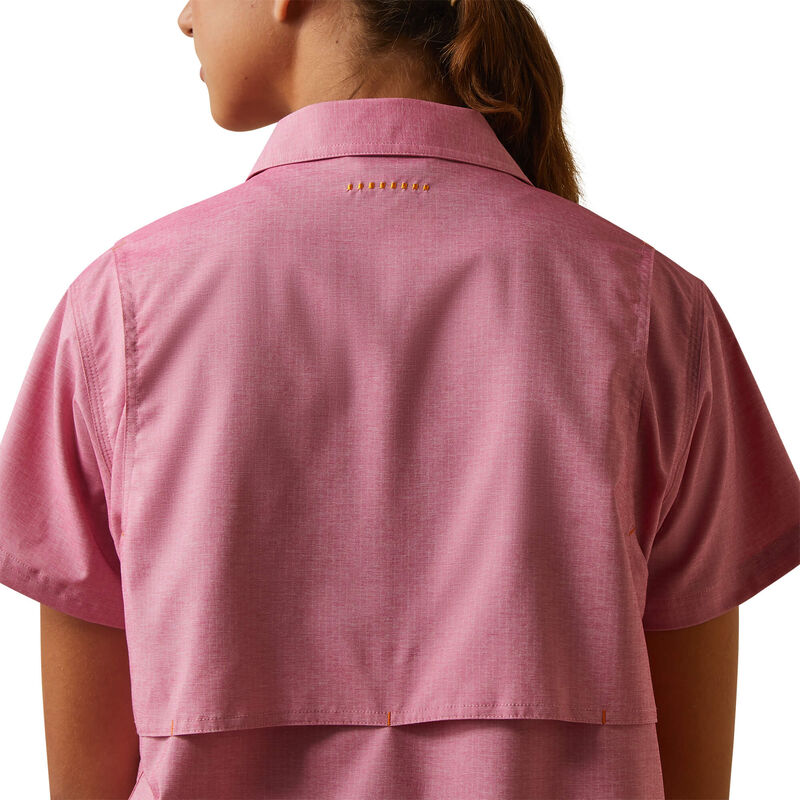 Women's Ariat Rebar Made Tough VentTEK DuraStretch Short Sleeve Work Shirt
