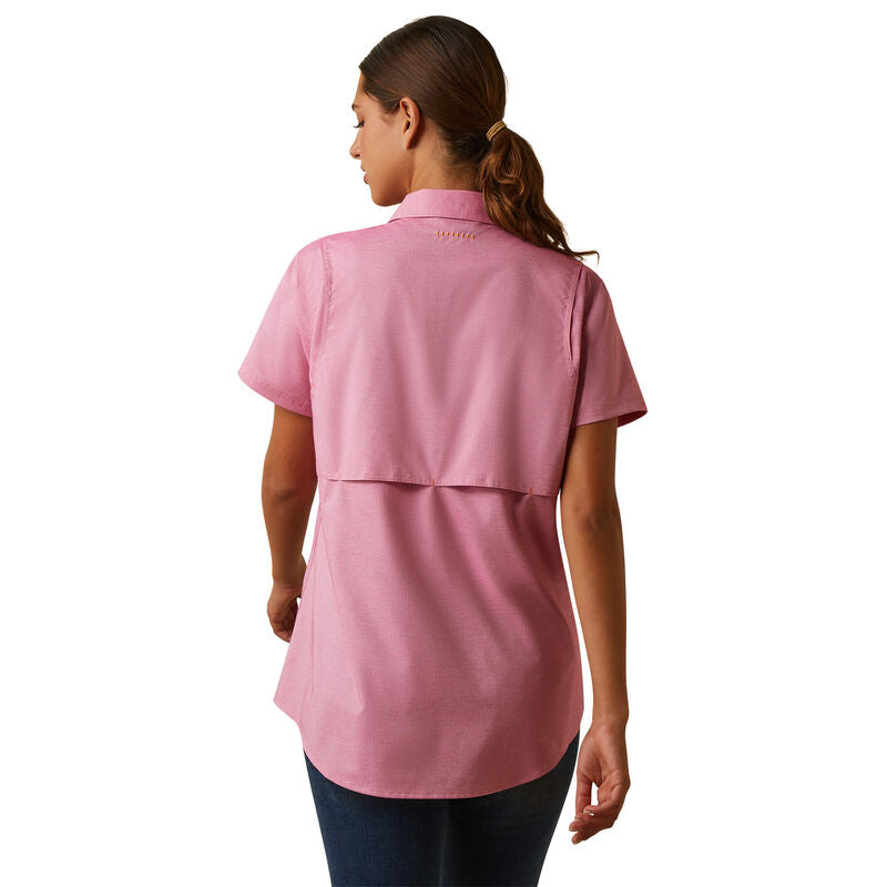 Women's Ariat Rebar Made Tough VentTEK DuraStretch Short Sleeve Work Shirt