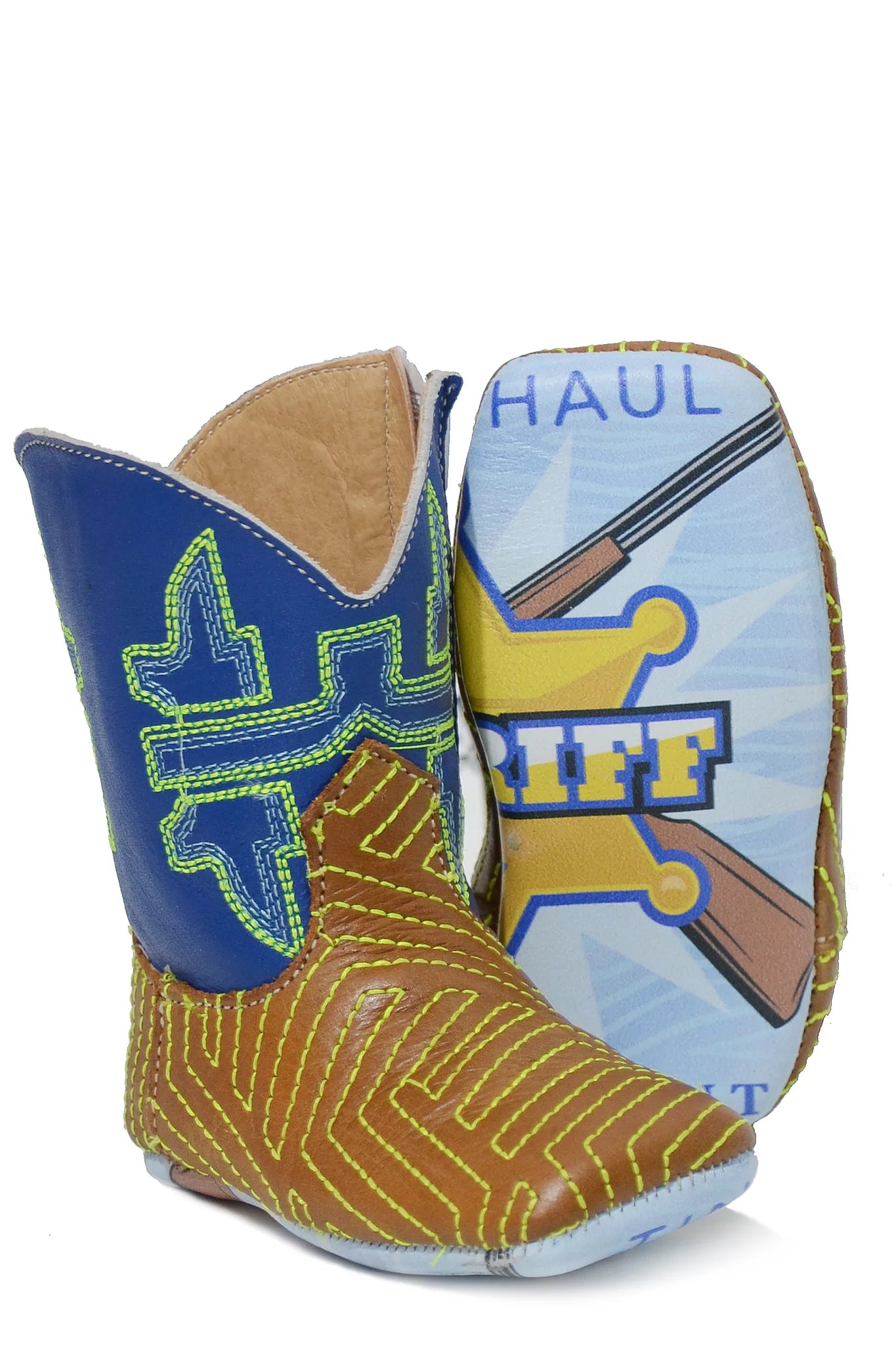 Tin Haul Infant Boys Neon Maze With Sheriff Sole - Nate's Western Wear