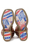 Tin Haul Big Kid’s Crossed with Bald Eagle Sole Boots - Nate's Western Wear