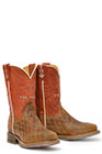 Tin Haul Big Kid’s Crossed with Bald Eagle Sole Boots - Nate's Western Wear