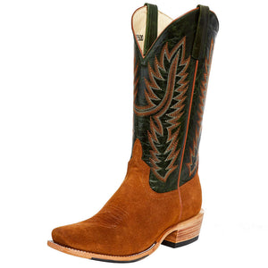 Horse Power Men's Top Hand Boot - Camel Suede Roughout - Nate's Western Wear