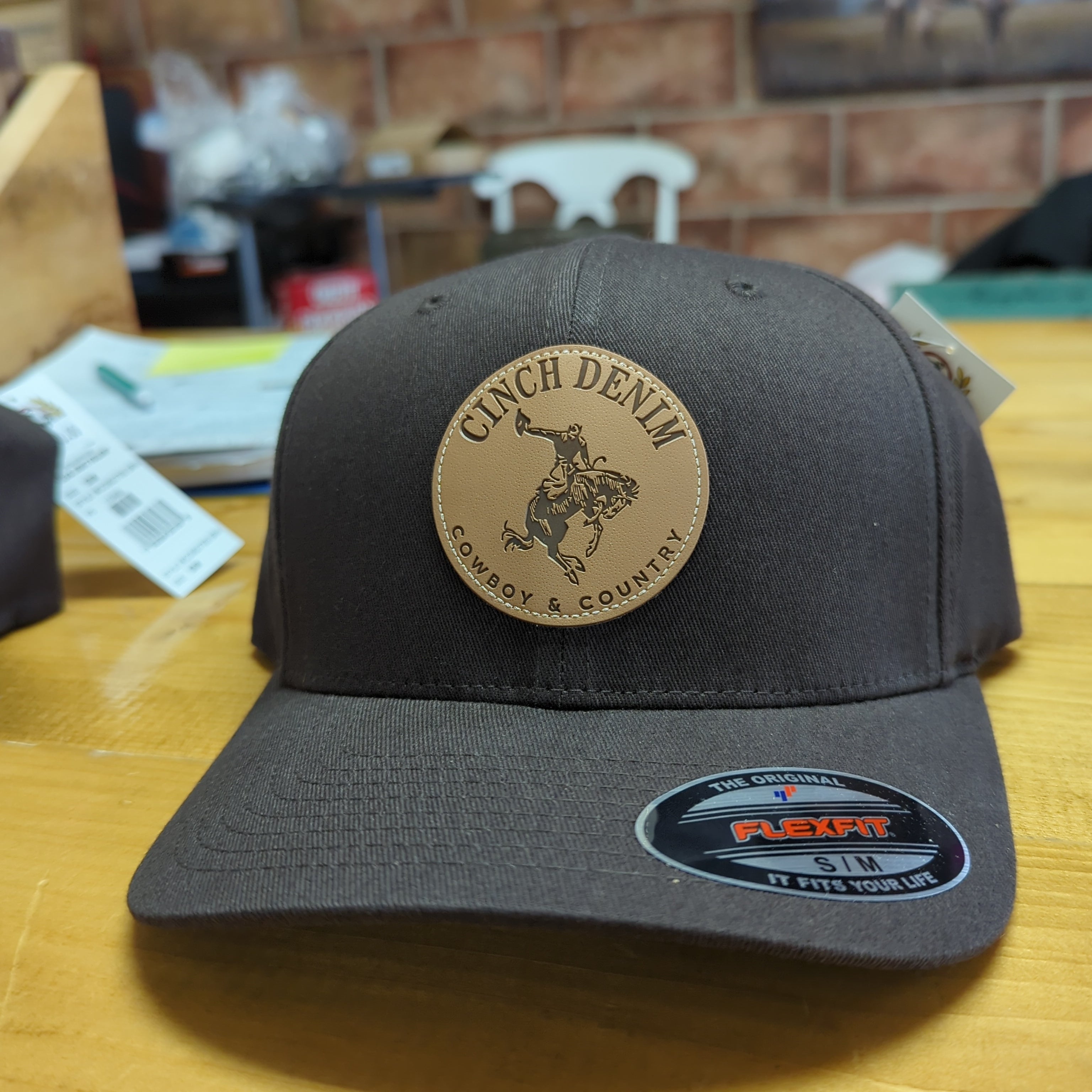 Cinch Men's Brown Flexfit Cap | Nate's Western Wear