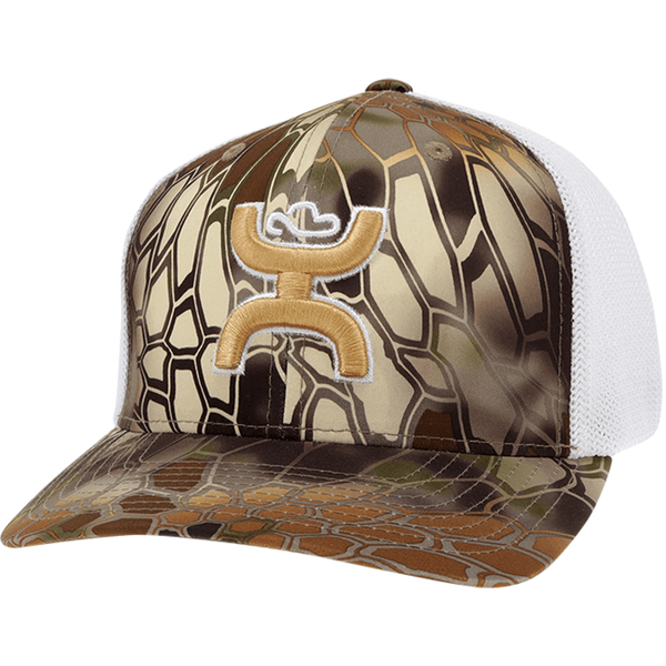Hooey "BASS" FLEXFIT TAN/WHITE HAT - Nate's Western Wear