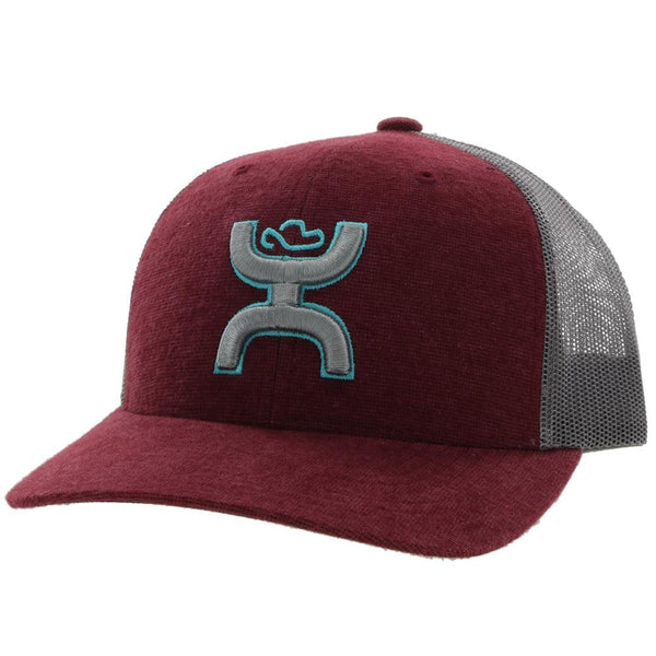 Hooey "STERLING" MAROON /GREY SNAPBACK - Nate's Western Wear