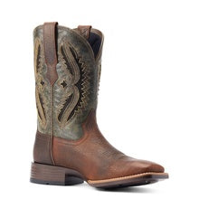 Ariat Men's Rowder VentTEK 360 Rust/Forest Green Western Boots - Nate's Western Wear