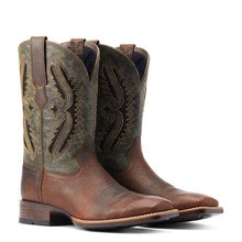Ariat Men's Rowder VentTEK 360 Rust/Forest Green Western Boots - Nate's Western Wear