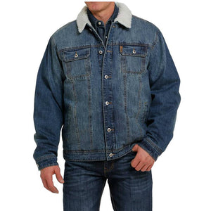 Cinch Men's Denim Conceal Carry Sherpa Jacket - Nate's Western Wear