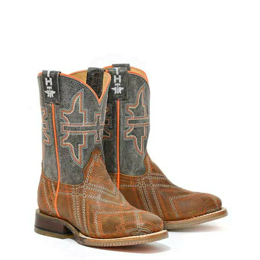 Tin Haul Kid’s Keep Me In Stitches Boot with Mini Patriot Sole - Nate's Western Wear