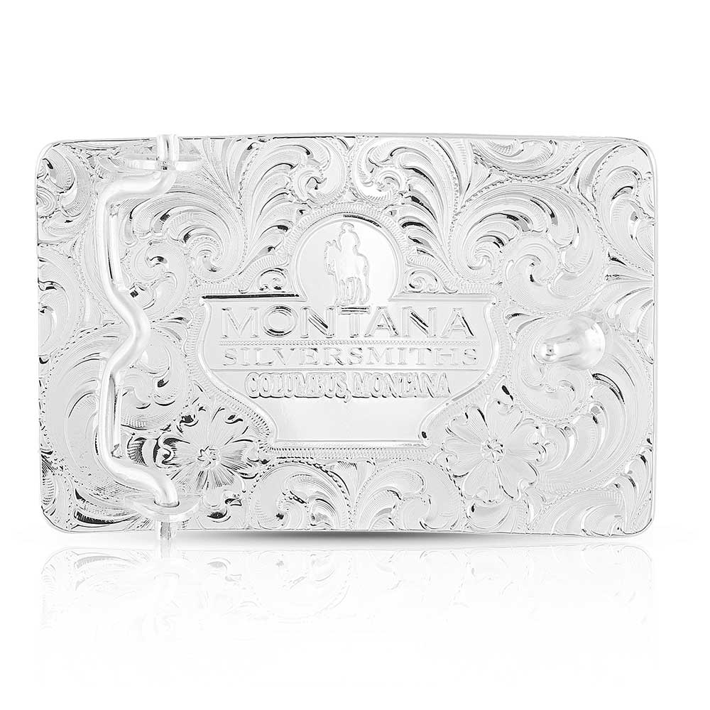 Montana Silversmiths Iconic Western Eagle Silver Belt Buckle