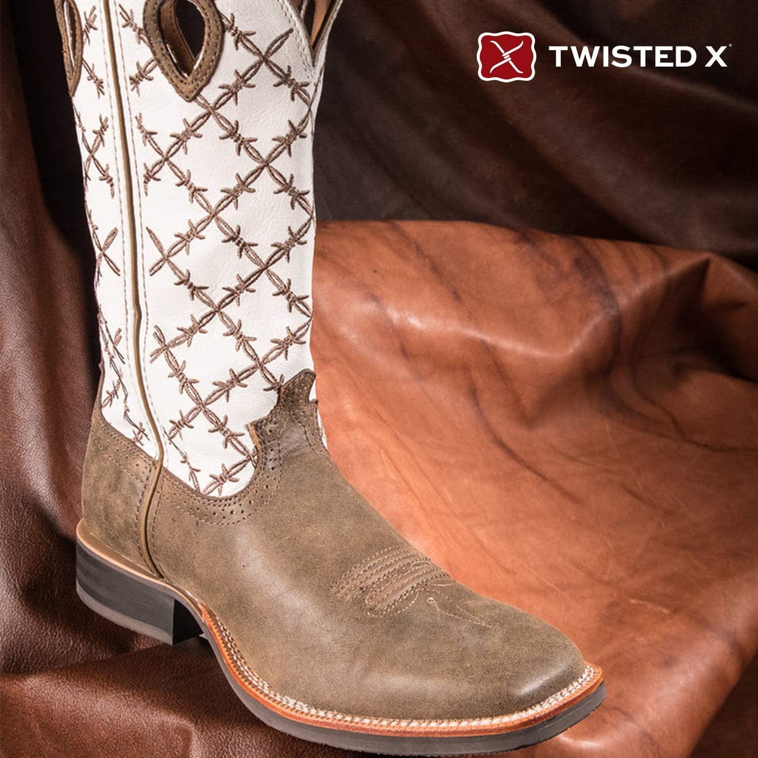 Twisted X Men's 14" Ruff Stock Western Boots - Nate's Western Wear