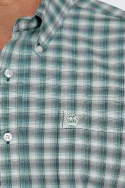 Cinch Men’s Ombré Plaid Long Sleeve Button Down Shirt - Nate's Western Wear