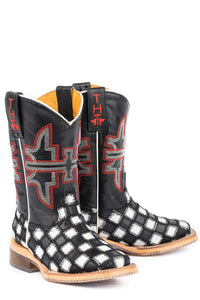 Tin Haul Kid’s Checkmate Boot with Tin Haul Star Sole - Nate's Western Wear