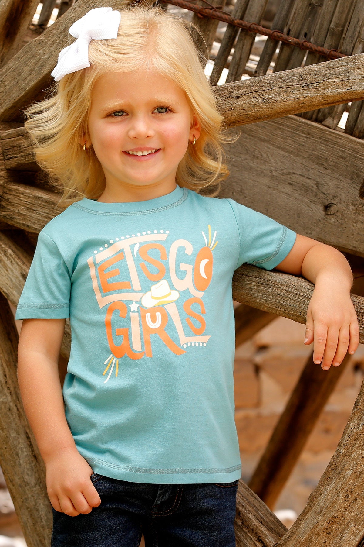 Cruel Toddler Girls Short Sleeve Tee - Let's Go Girls - CTT6851028 - Nate's Western Wear