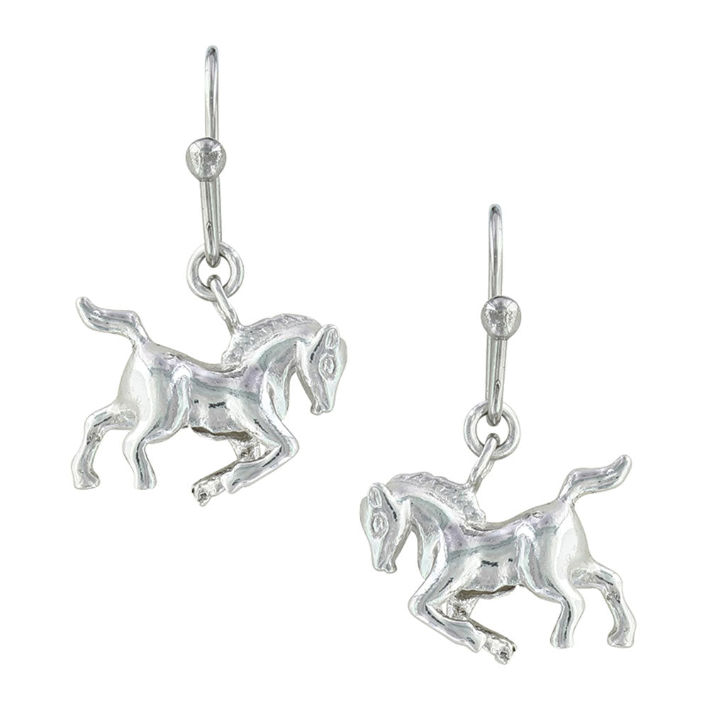 Cowboy Horse Earrings - Nate's Western Wear