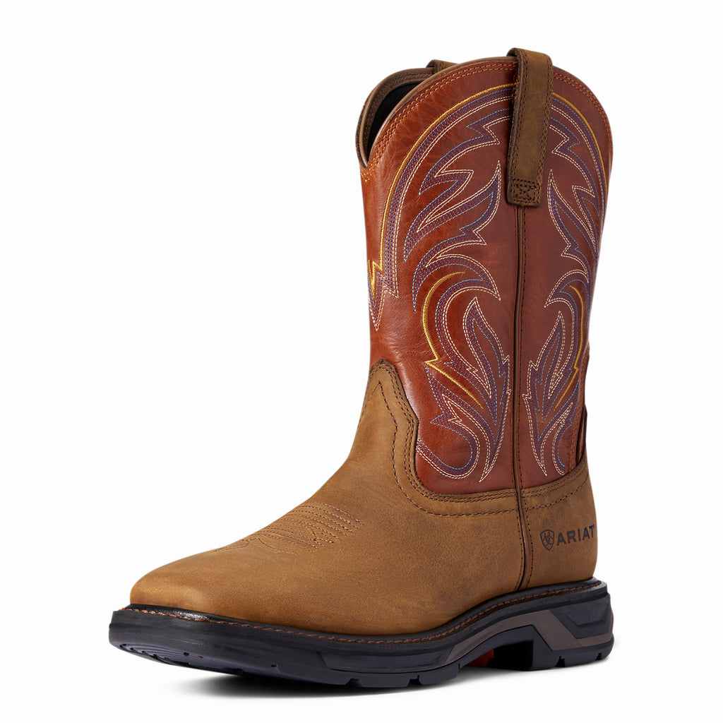 Men's Ariat WorkHog XT Cottonwood Work Boot Dark Earth - Nate's Western Wear