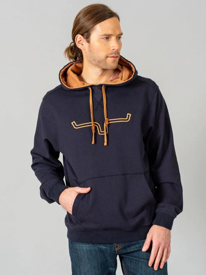 Men's Kimes Ranch Fast Talker Hoodie - Dark Indigo - Nate's Western Wear