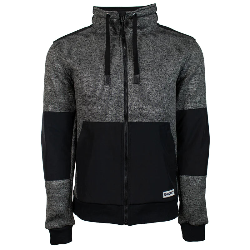 Hooey Men's Full Zip Tech Jacket - Charcoal w/ Black Accents - Nate's Western Wear