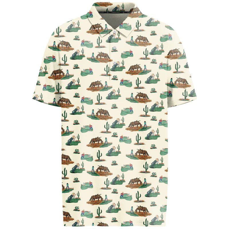 Hooey Men's "The Weekender" Cowboy Golf Polo