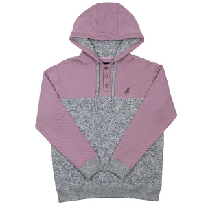 Hooey Women's "Jimmy" - Purple With Grey Pattern Hoody - Nate's Western Wear