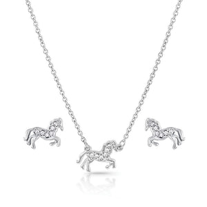 Montana Silversmiths All The Pretty Horses Jewelry Set