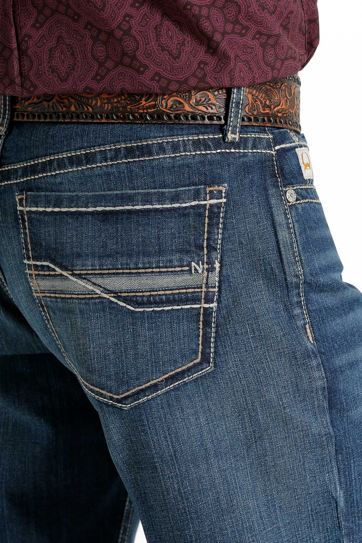 Cinch Men's Grant Mid Rise Relaxed Boot Cut Jeans - MB55937001 - Nate's Western Wear