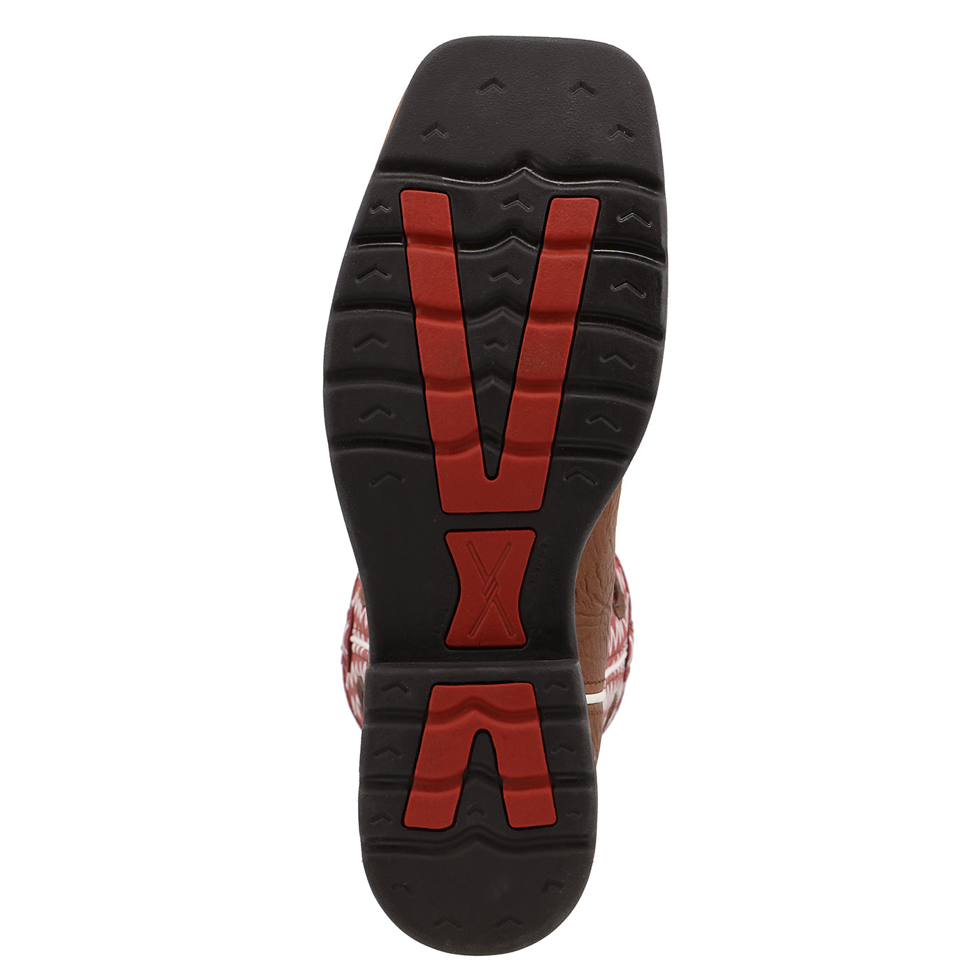 Twisted X Men's 12" Western Work Boot - Distressed Saddle Shoulder & Cherry - Nate's Western Wear