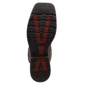Twisted X Men's 12" Western Work Boot - Brown Pebble & Brown Pebble - Nate's Western Wear