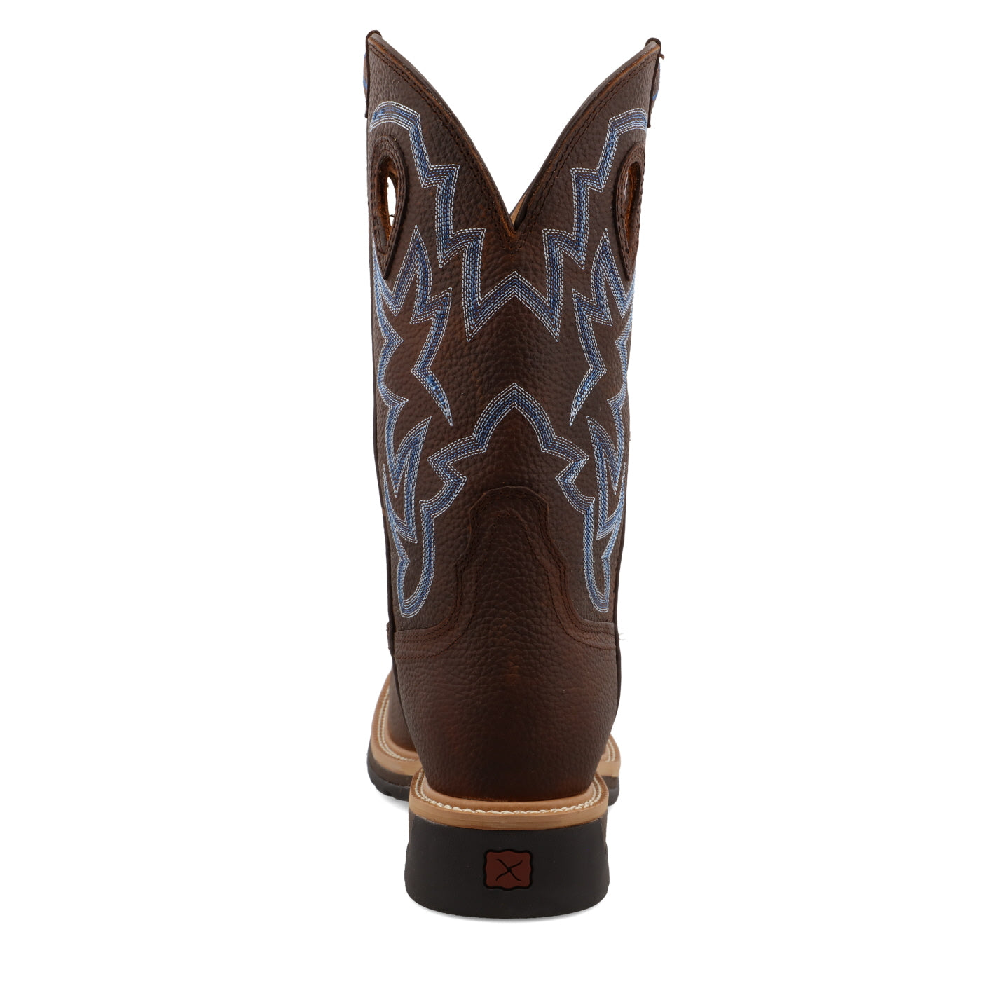 Twisted X Men's 12" Western Work Boot - Brown Pebble & Brown Pebble - Nate's Western Wear