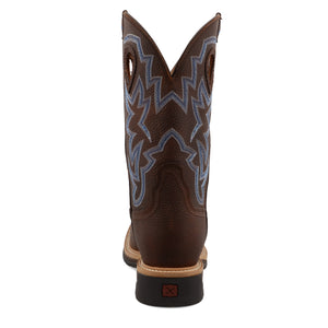 Twisted X Men's 12" Western Work Boot - Brown Pebble & Brown Pebble - Nate's Western Wear