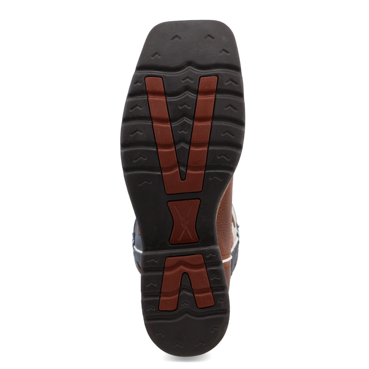 Twisted X Men's 12" Western Work Boot - Brown & Texas Flag - Nate's Western Wear