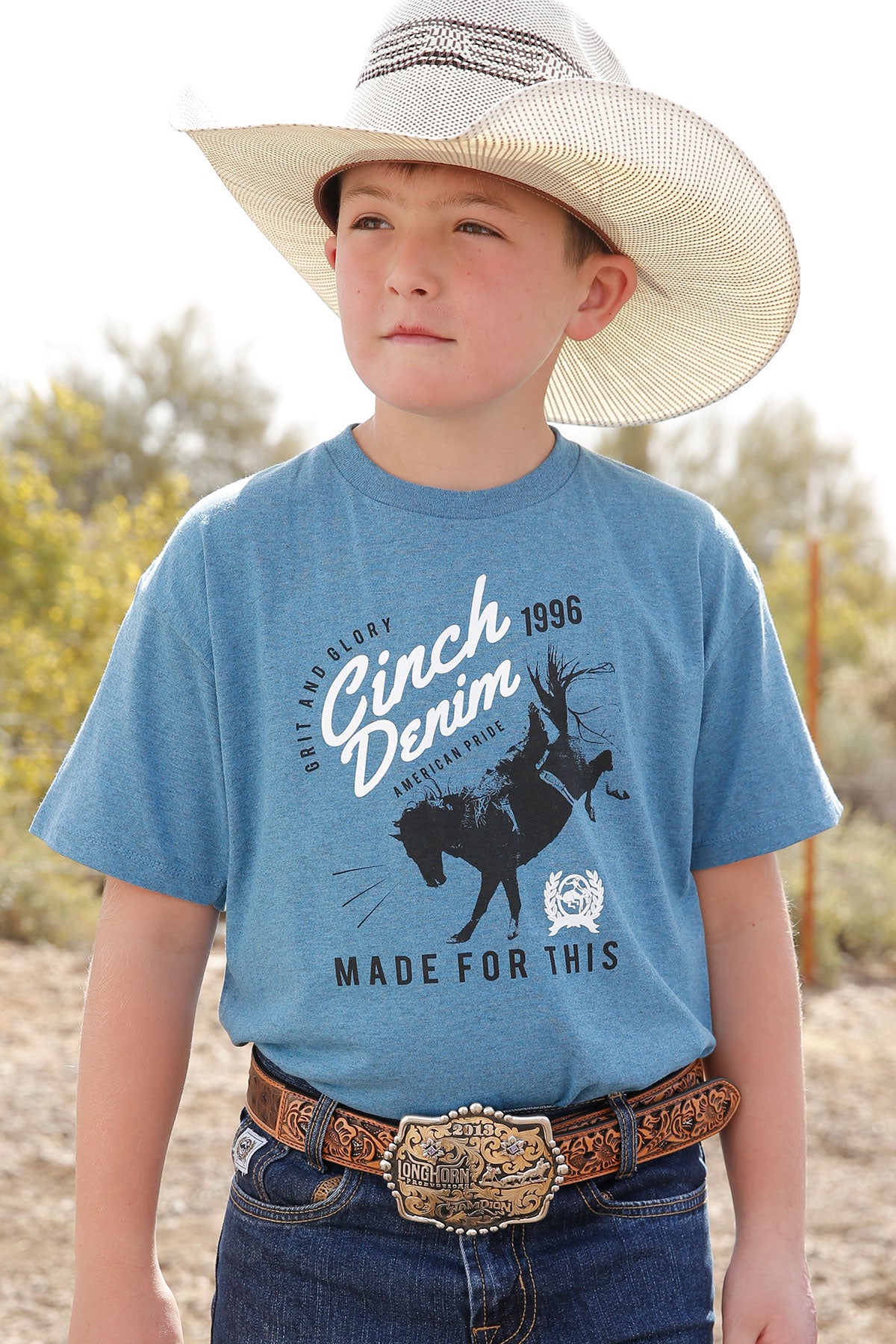 CINCH Boys Short Sleeve Graphic T-Shirt "Made for This" - Nate's Western Wear