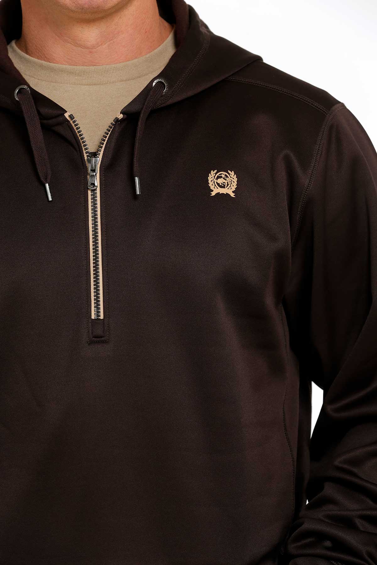 CINCH MEN'S PULLOVER HOODIE - BROWN - Nate's Western Wear