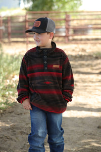 Cinch Boy’s Polar Fleece 1/2 Snap Pullover - Nate's Western Wear