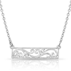 Montana Silversmiths Bar None Scroll Necklace