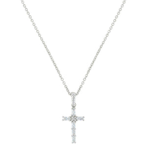 Montana Silversmiths Acadian Cross Baguette Necklace