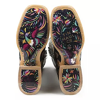 Women’s Tin Haul Ooh La La Boot with Full of Color  Sole - Nate's Western Wear
