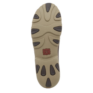 Twisted X Women's Shoe Boat Shoe Driving Moc - Brown & Embossed Flower - Nate's Western Wear