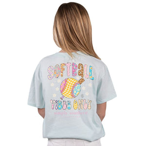 Youth Simply Southern Softball Vibes T-Shirt