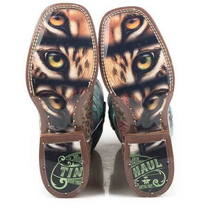 Women's Tin Haul Wildflower Boot with Cat Eyes Sole - Nate's Western Wear