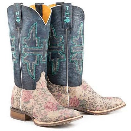 Women's Tin Haul Wildflower Boot with Cat Eyes Sole - Nate's Western Wear
