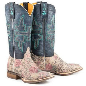 Women's Tin Haul Wildflower Boot with Cat Eyes Sole - Nate's Western Wear
