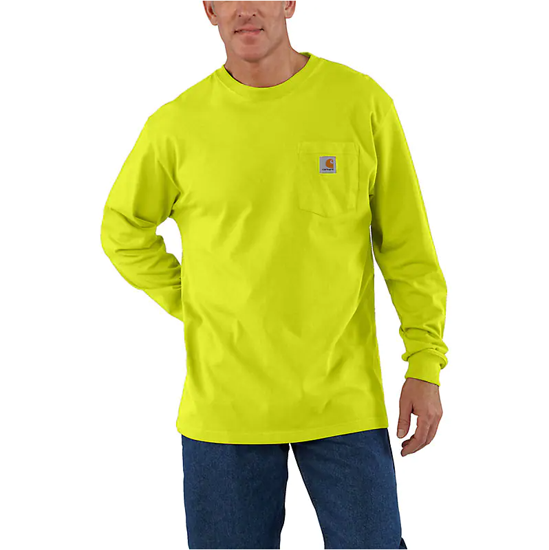 LOOSE FIT HEAVYWEIGHT LONG-SLEEVE POCKET T-SHIRT - Nate's Western Wear