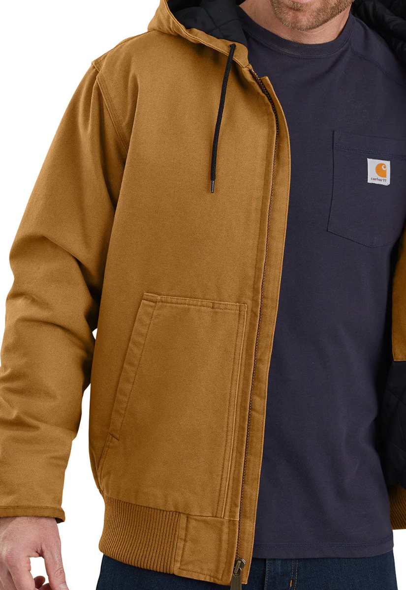 CARHARTT LOOSE FIT WASHED DUCK INSULATED ACTIVE JACKET - 3 WARMEST RATING - Nate's Western Wear
