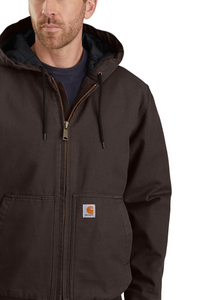CARHARTT LOOSE FIT WASHED DUCK INSULATED ACTIVE JACKET - 3 WARMEST RATING - Nate's Western Wear