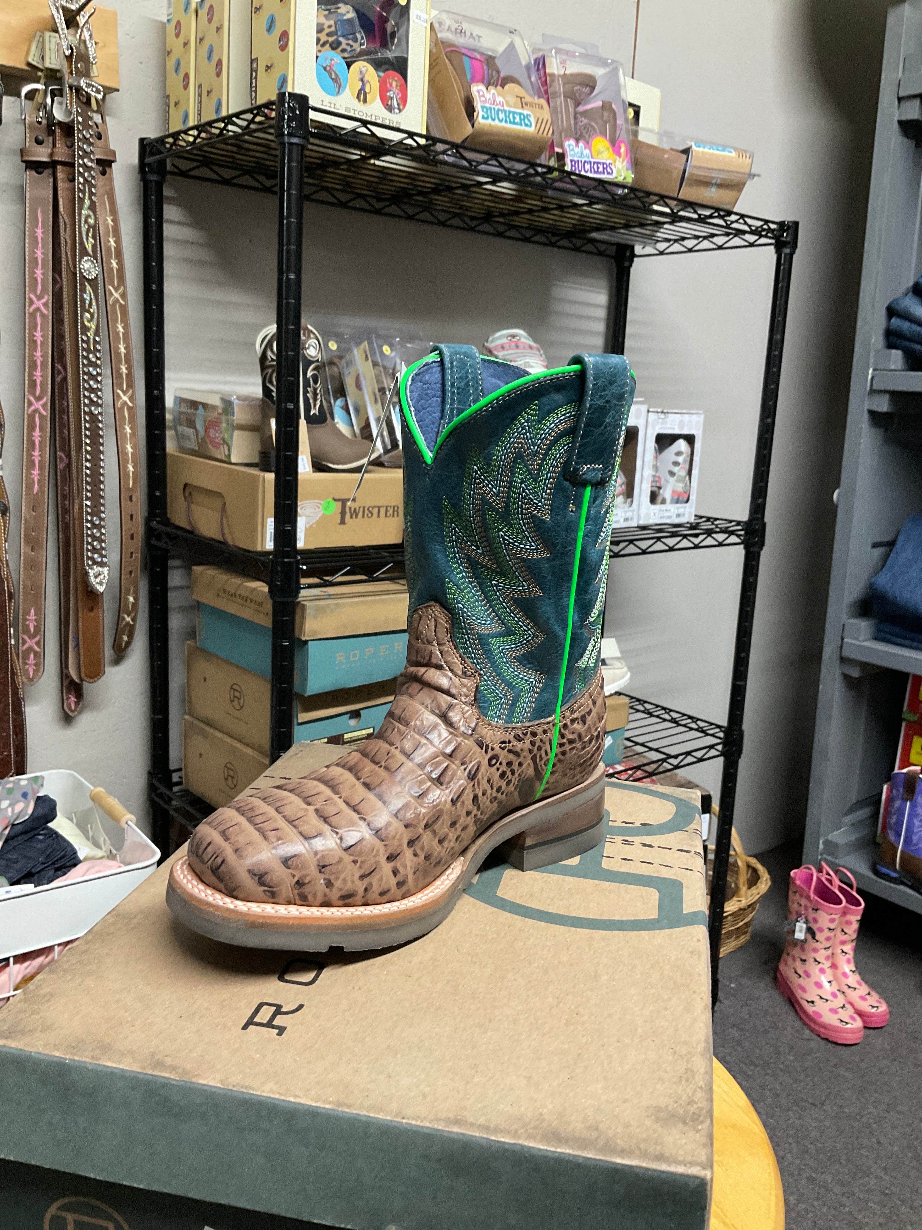 Roper Kid’s Cowboy Gator Boot - Nate's Western Wear