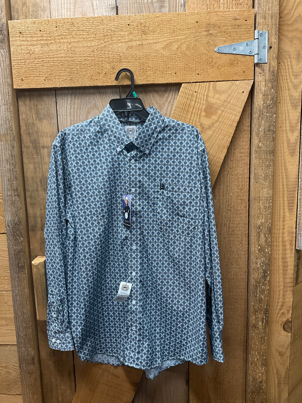 Cinch Men’s Geometric Long Sleeve Button Down Shirt - Nate's Western Wear