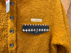 Cinch Women’s Gold 1/2 Button Teddy Fleece Jacket - Nate's Western Wear