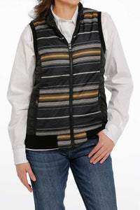 Cinch Women's Quilted Reversible Vest - Black - Nate's Western Wear