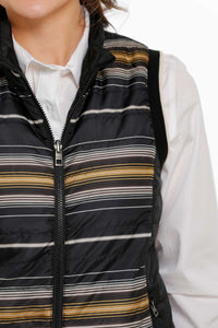 Cinch Women's Quilted Reversible Vest - Black - Nate's Western Wear